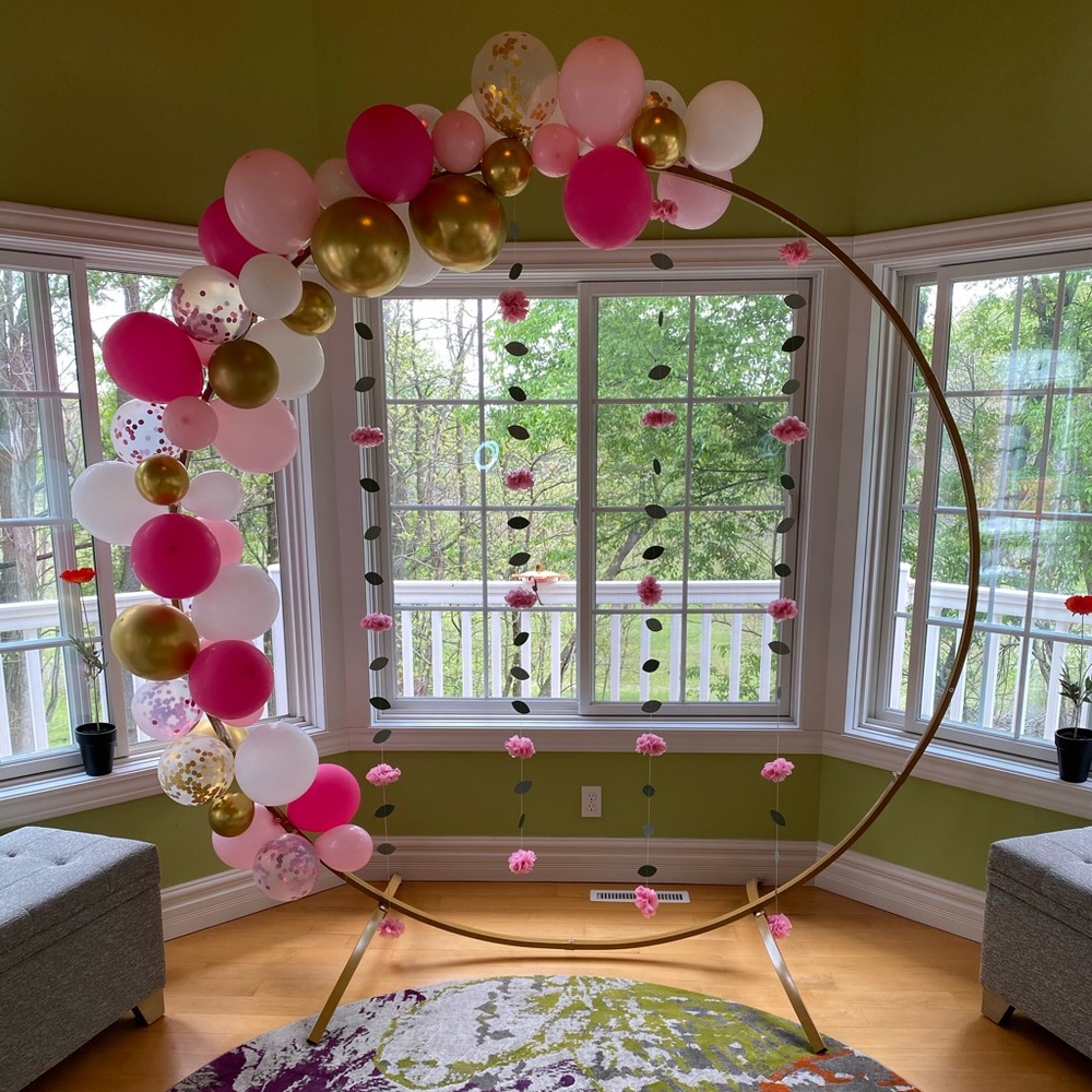 Round Metal Wedding Arch